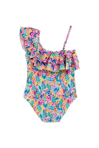 Uv Korumalı Askılı Mayo Kız Çocuk Yüzücü Mayo 5221 Pudra Pudra