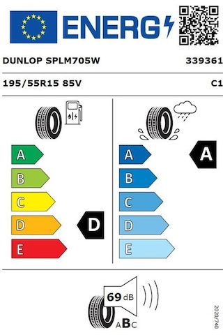 Dunlop 195/55R15 85V Sp Sport LM705 Yaz Lastiği 2024