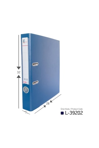 Laçin Klasör Lacivert Dar 1 Koli 30 Adet