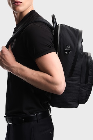 Emporio Armani Ayarlanabilir Omuz Askılı Sırt Çantası Erkek Sırt Çantası Em006563 Af28660 Uc001 Siyah