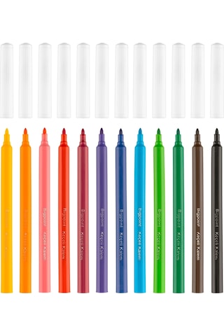 Bigpoint Keçeli Kalem 12'Li Set 12'Li Paket