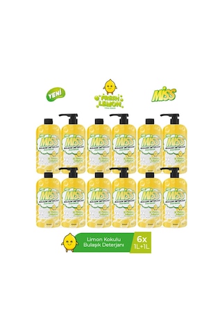 Miss Bulaşık Deterjanı Limon 12'li