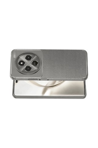 Newface - 521 - Tecno Spark 30c Kılıf Auto Focus Karbon Kapak - Csmo-tex - - Gri
