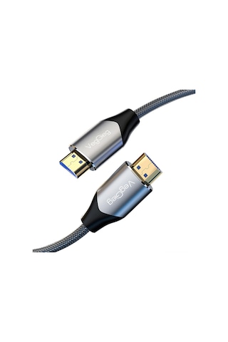 Veggieg 8k 60hz 4k 120hz 48 Gbps Hdr Arc Hdcp Örgülü Hdmı 2.1 Kablo 1 Metre