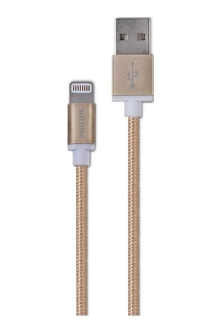 Philips Uyumlu Dlc2508G Lightning - Örme Şarj & Data Kablosu