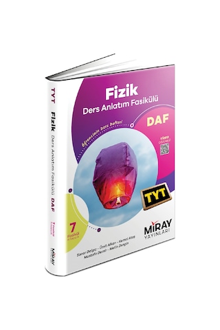 Miray 2024 Tyt Fizik Ders Anlatım Fasikülleri