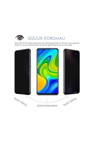 For Oppo Realme C11 Hayalet Gizli Ekranı Tam Kapatan Kırılmaz Cam Görünmez Ekran Koruyucu Hd Kalite 25-clr42986