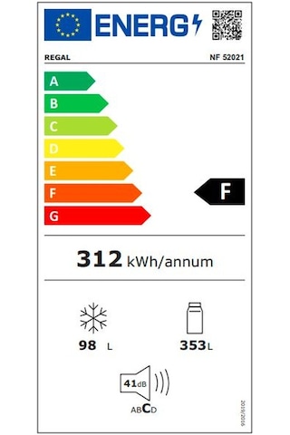 Regal NF 52021 451 LT No-Frost Buzdolabı