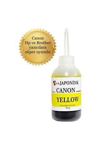 Canon Uyumlu 70 ML Sarı Mürekkep Canon Uyumlu 70 ML Sarı Mürekkep