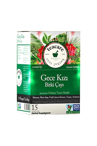 Teacare Gece Kızı Bitki Çayı Süzen Poşet 15'li Teacare Gece Kızı Bitki Çayı Süzen Poşet 15'li