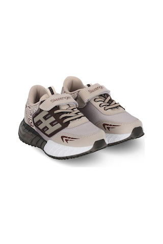 Slazenger Enzo P Unisex Çocuk Bej / Kahve Günlük Spor Ayakkabısı