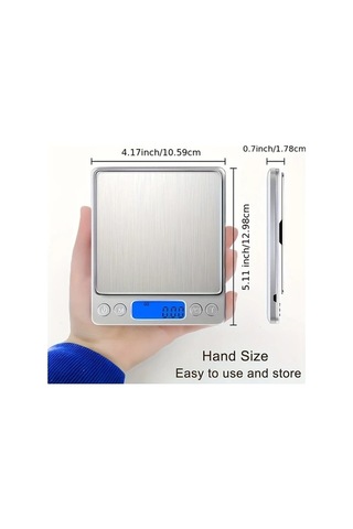 Trendooze Gaojunshop01 6.6 Lbs Gümüş Mutfak Terazisi Gram Oz Dijital Gıda Baskülü Ev Yemeği Hakkında İpuçları Gümüş