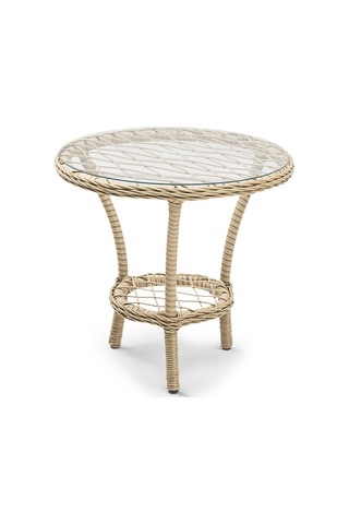 Zen Çay Seti Bahçe Ve Balkon Mobilyası Takımı 1+1+1+1+masa Krem