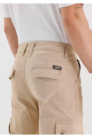 Deepsea Erkek Bej Regular Kesim Likralı Kargo Cepli Spor Pantolon 2505245 Bej