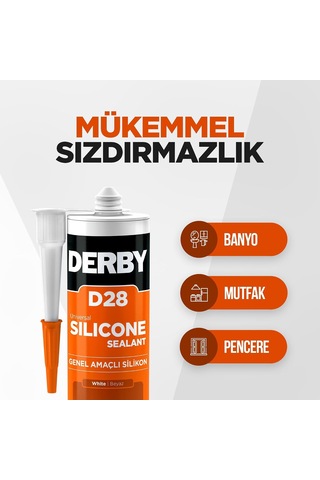 D28 Genel Amac Lı Silikon Beyaz - 280g