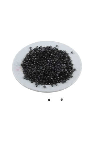Piramit Akrilik Boncuk Füme 4 Mm Aksesuar Takı Malzeme 20 Gr