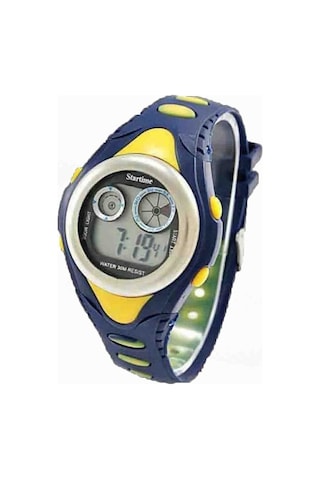 Sarı Lacivert Fenerbahçe Taraftar Dijital Çocuk Saati