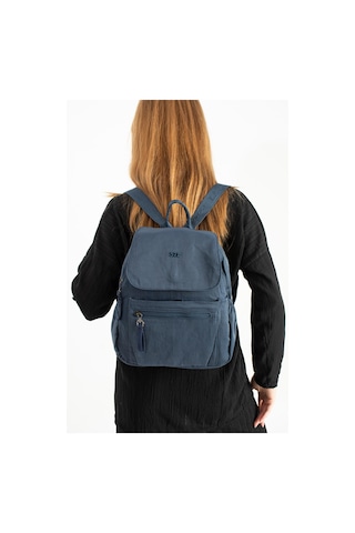 Yumuşak Dokulu Ultra Hafif, Esnek Ve Su Geçirmez Polyamid Kumaş Sırt Çantası Lacivert Model: 571-13-14b Lacivert