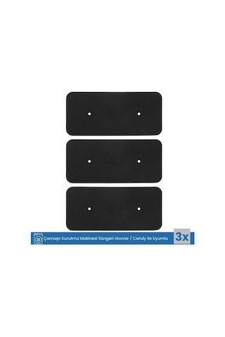 Çamaşır Kurutma Makinesi Süngeri 3'lü, Hoover Dxh9a2tcex, Hlh9a2des, Dxh9a2tcexs, Dyh9913na1x İle Uyumlu