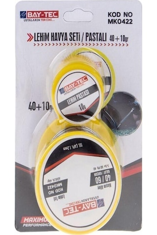 Lehim Havya Teli Pastalı Mk0422-60 Lehim Havya Teli Pastalı Mk0422-60