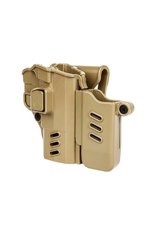 Black Grips Canik Mete Polimer Taktik Silah Kılıfı Şarjörlü Bej