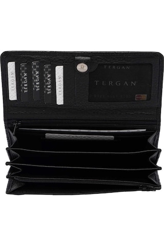 Tergan Siyah Deri Kadın Cüzdan - S1cb00005787-a41 Siyah