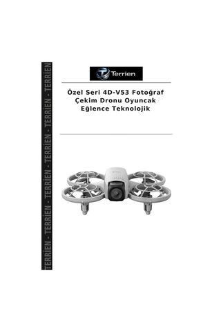 Özel Seri 4d-v53 Fotoğraf Çekim Dronu Oyuncak Eğlence Teknolojik