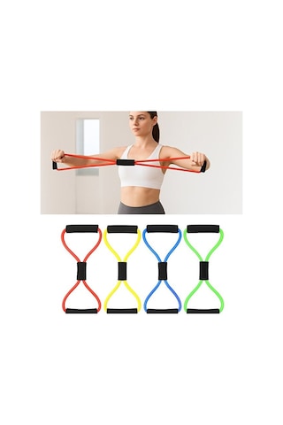 Pilates Jimnastik Egzersiz Bant Yoga Lastik Spor Kondisyon Çok Renkli