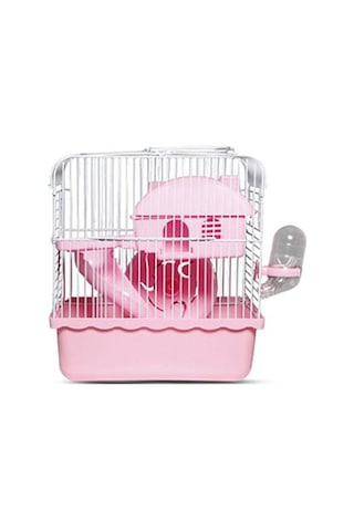 Zampa Hamster Kafesi 23x17x33 Cm Pembe 211-52001.01