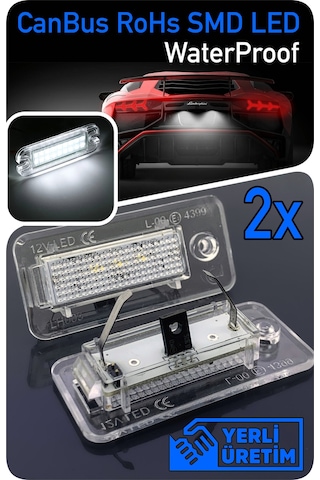 Audı A4 B6 B7 8e 8h 2000-2008 Canbus Led Plaka Aydınlatma Ledi Lambası