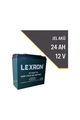 Lexron 24 Ah-12v Jel Elektrikli Araç Aküsü