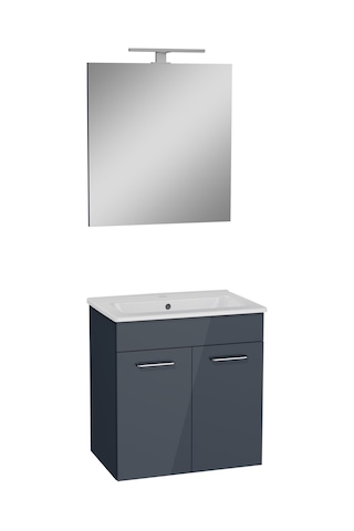 VitrA Ardea Banyo Dolabı Seti 60 Cm 67072 Antrasit - Gri