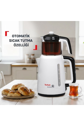 Tefal My Tea 1.9 L Çay Makinesi Beyaz-Siyah