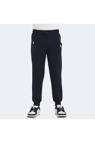 Slazenger LAMIS Çocuk Fermuar Cepli Lacivert Eşofman Altı