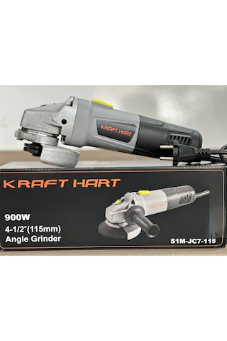Kraft Hart Profesyonel 900 W 115mm Avuç Içi Taşlama Gri