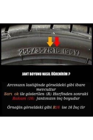 Tofaş Şahin 13'' Esnek Jant Kapağı 1takım 4 Adet