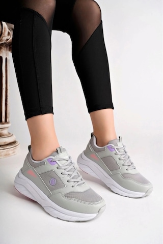 2110-1 Kadın Rahat Sneaker Gri