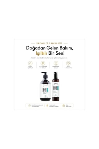 Sirenol Organik Harmoni Krem Ve Dengeleyici Şampuan Set Tüm Saçlar