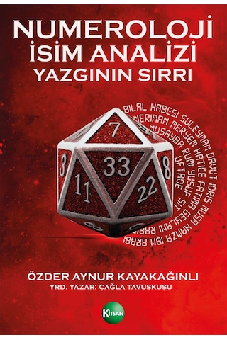 Numeroloji İsim Analizi Yazgının Sırrı Renkli İç Baskı / Özd...