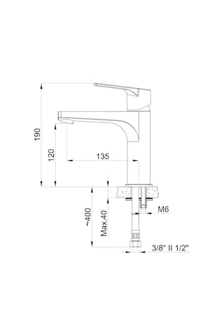 Adell Azure Lavabo Bataryası