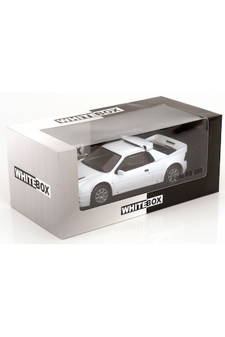1:24 Ölçek Whitebox 1984 Ford Rs 200 Diecast Metal Minyatür Model Araba 15cm