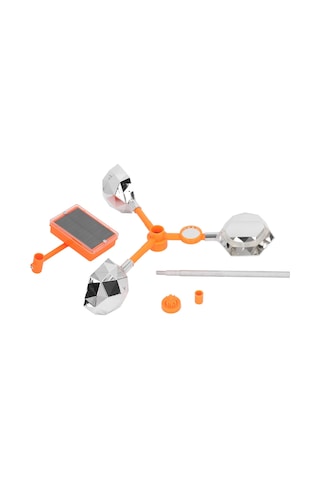 B0ccm Beyaz Solar Ses Işığı Kuş Kovucu 360 Dönen Solar Kuş