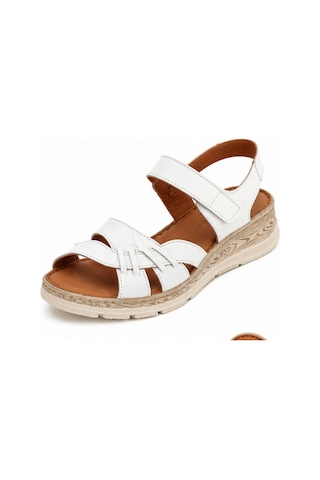 N Napa Shoe Np.2642.beyaz.deri Sandalet