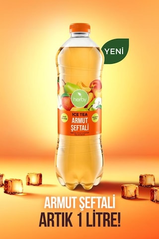 Ice Tea Armut Şeftali Soğuk Çay 1 Litre X 6 Adet