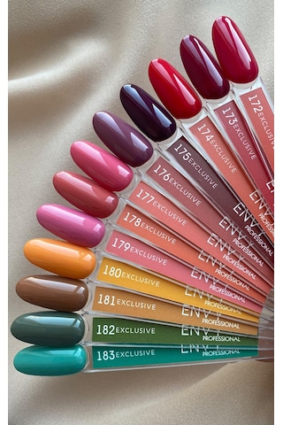 Envy Kalıcı Oje Exclusive Seri Koyu Kırmızı 10gr No:173