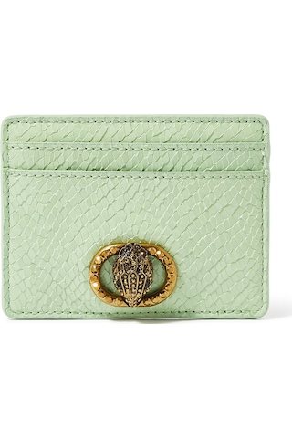 Kurt Geiger Chelsea Card Holder, Kompakt Deri Kartlık Kadın Yeşil
