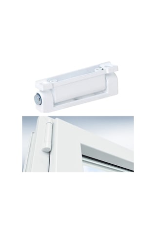 Pimapen Menteşesi - Pvc Kapı/pencere Kilidi Plastik Beyaz, 90mm