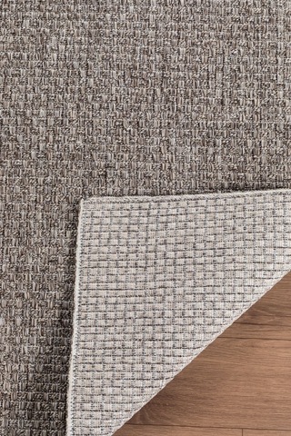 Notre Premium Kalite Kaymaz Tabanlı Doğal Yıkanabilir Kilim Oturma Odası Balkon Bahçe Mutfak Kilim-861 Bej