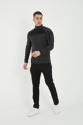 Camp Scoutland Camp260 Outdoor Tactical Su İticili Erkek Fermuarlı Taktik Sweatshirt Antrasit