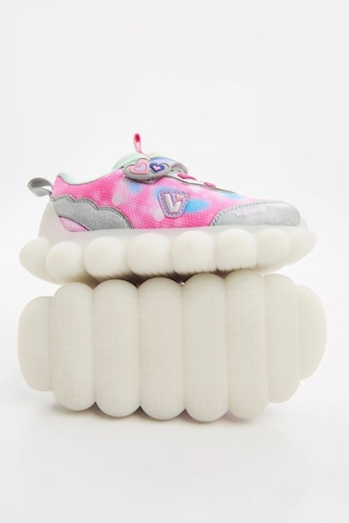 Vicco Kız Çocuk Gümüş Işıklı Balloon Sneaker Gümüş